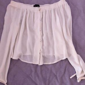 Pacsun off the shoulder top